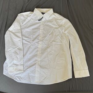 Express Crisp White Dress Shirt
